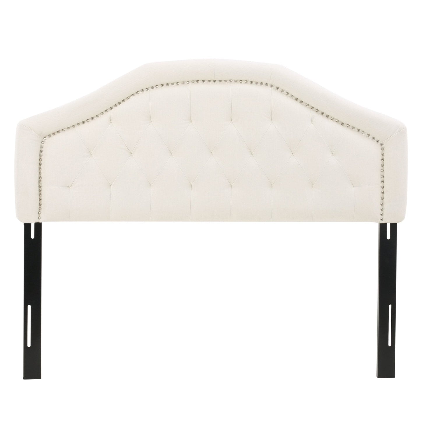 Jubilant Headboard with Diamond Tufted and Nail Head Trim Featuring, Queen and Full Size