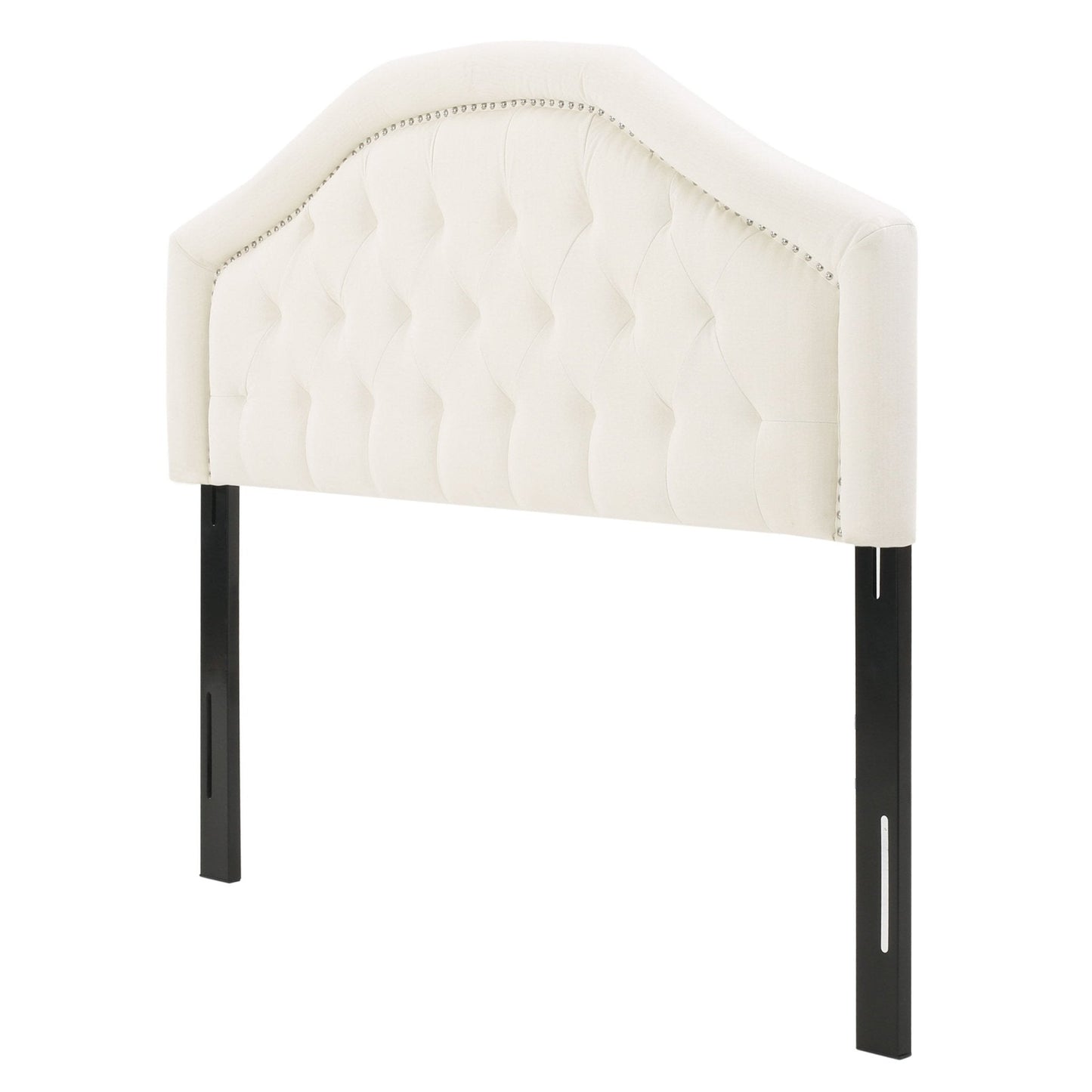 Jubilant Headboard with Diamond Tufted and Nail Head Trim Featuring, Queen and Full Size