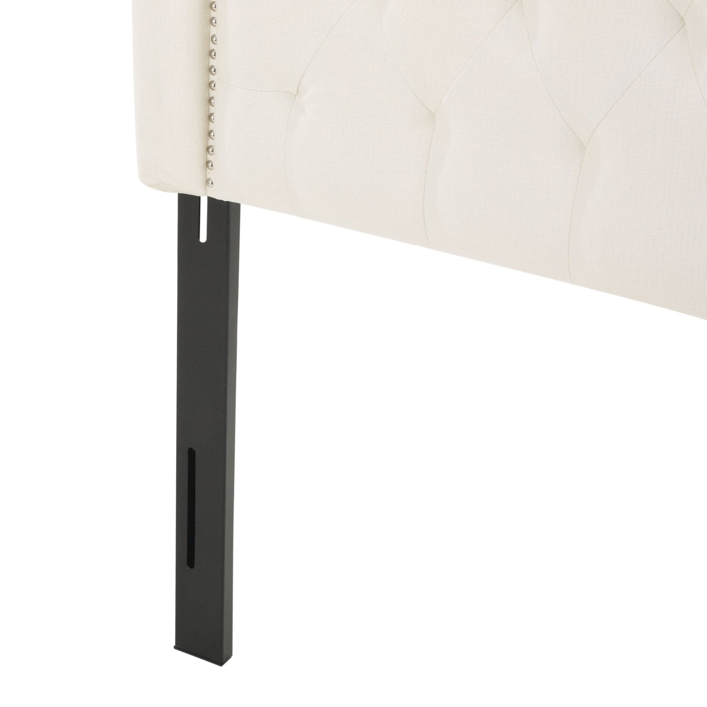 Jubilant Headboard with Diamond Tufted and Nail Head Trim Featuring, Queen and Full Size