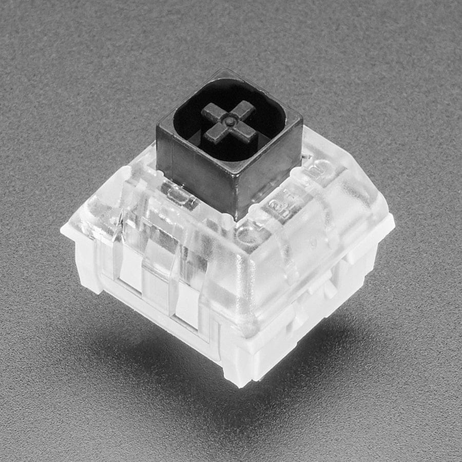 Kailh Mechanical Key Switches - Linear Black - 12 pack - Cherry MX Black Compatible