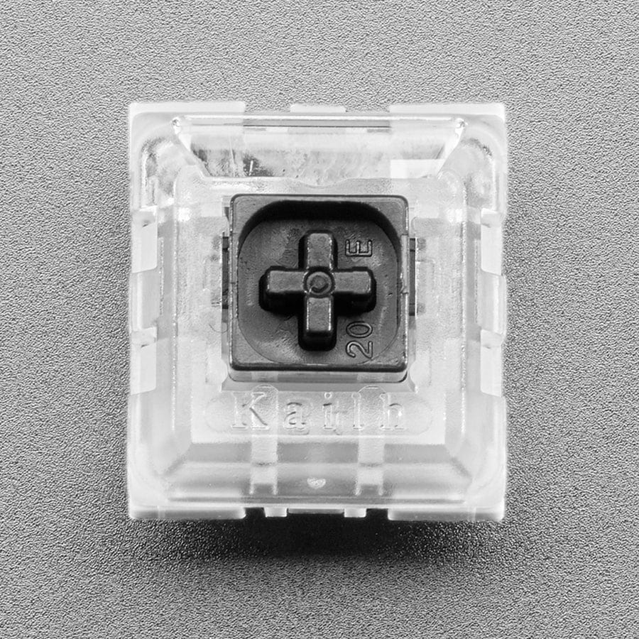 Kailh Mechanical Key Switches - Linear Black - 12 pack - Cherry MX Black Compatible