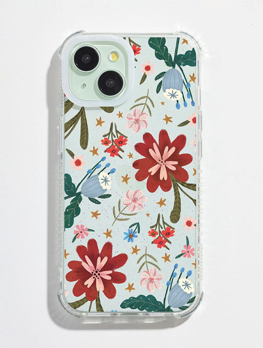 Kate Fox x Skinnydip Multicolour Floral Shock iPhone Case