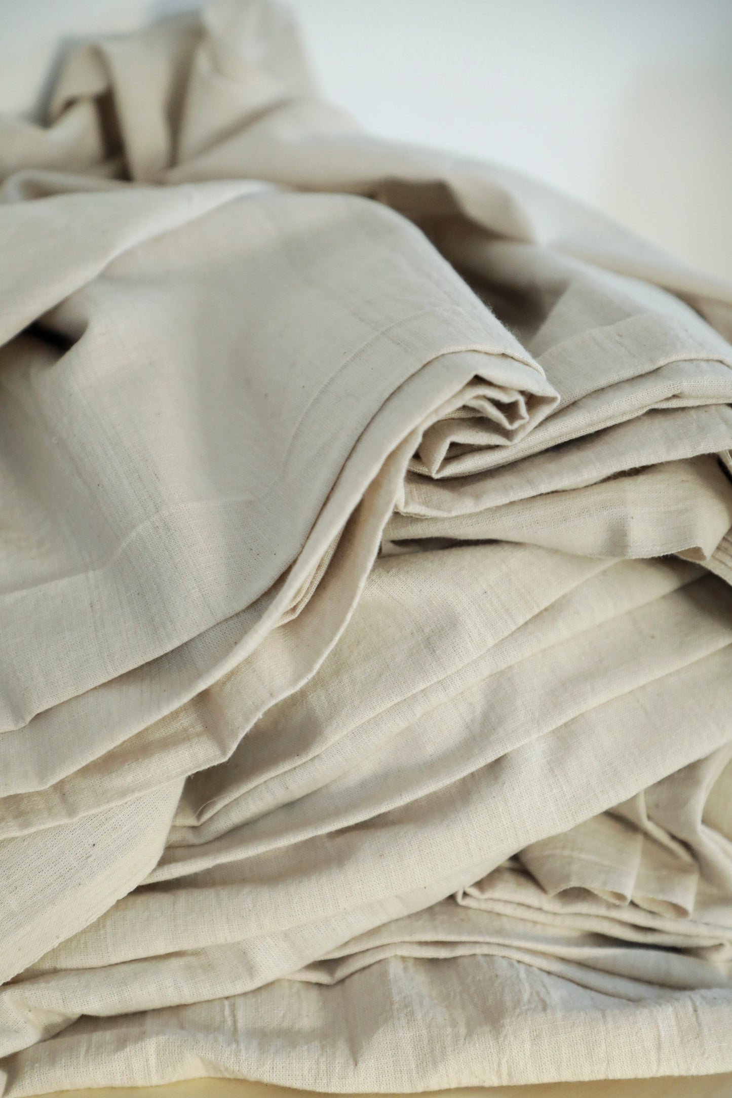 Naturally Dyed Khadi Cotton Fabric