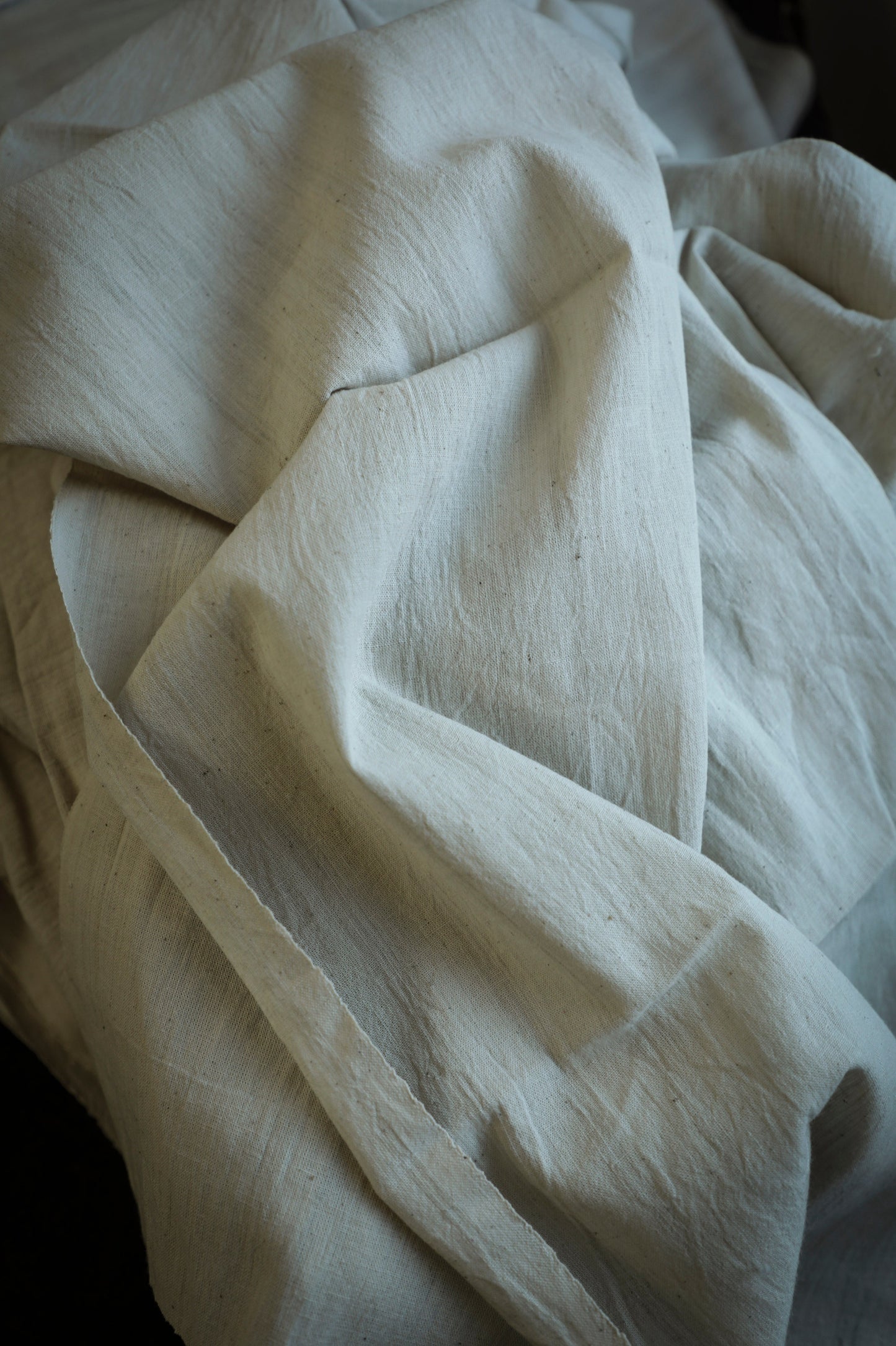Naturally Dyed Khadi Cotton Fabric