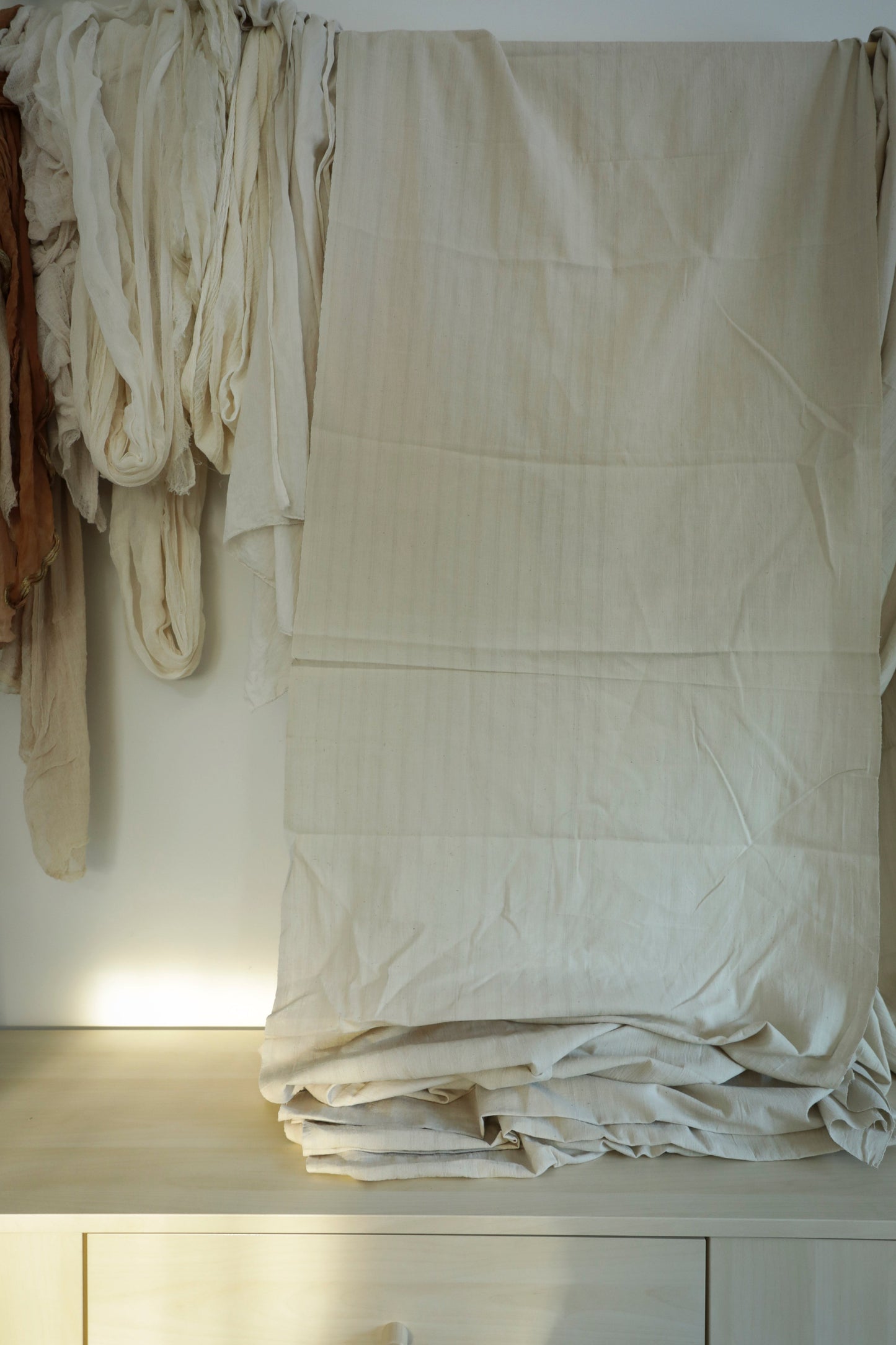 Naturally Dyed Khadi Cotton Fabric