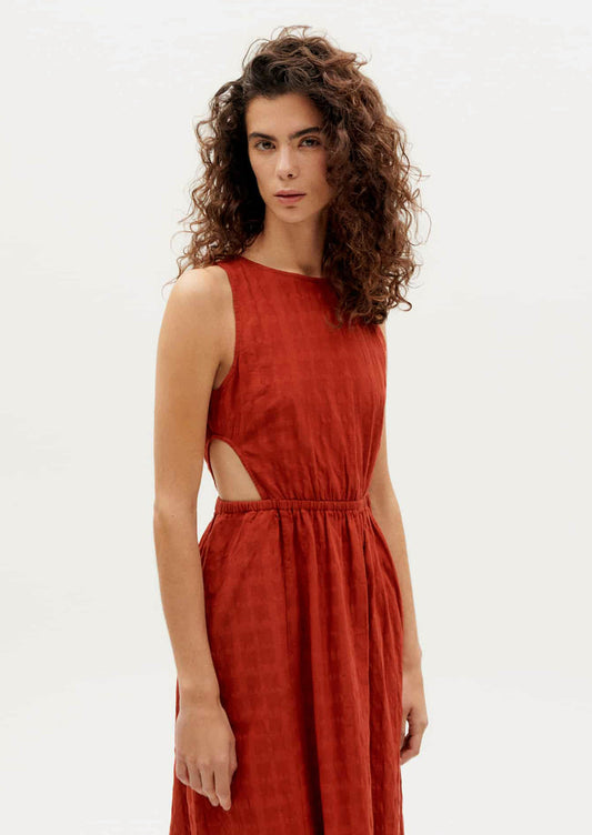 Kin Dress in Red Cuadrito
