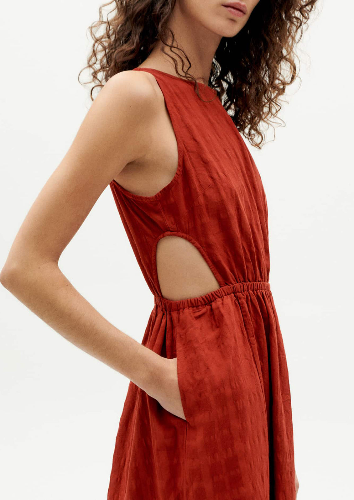 Kin Dress in Red Cuadrito