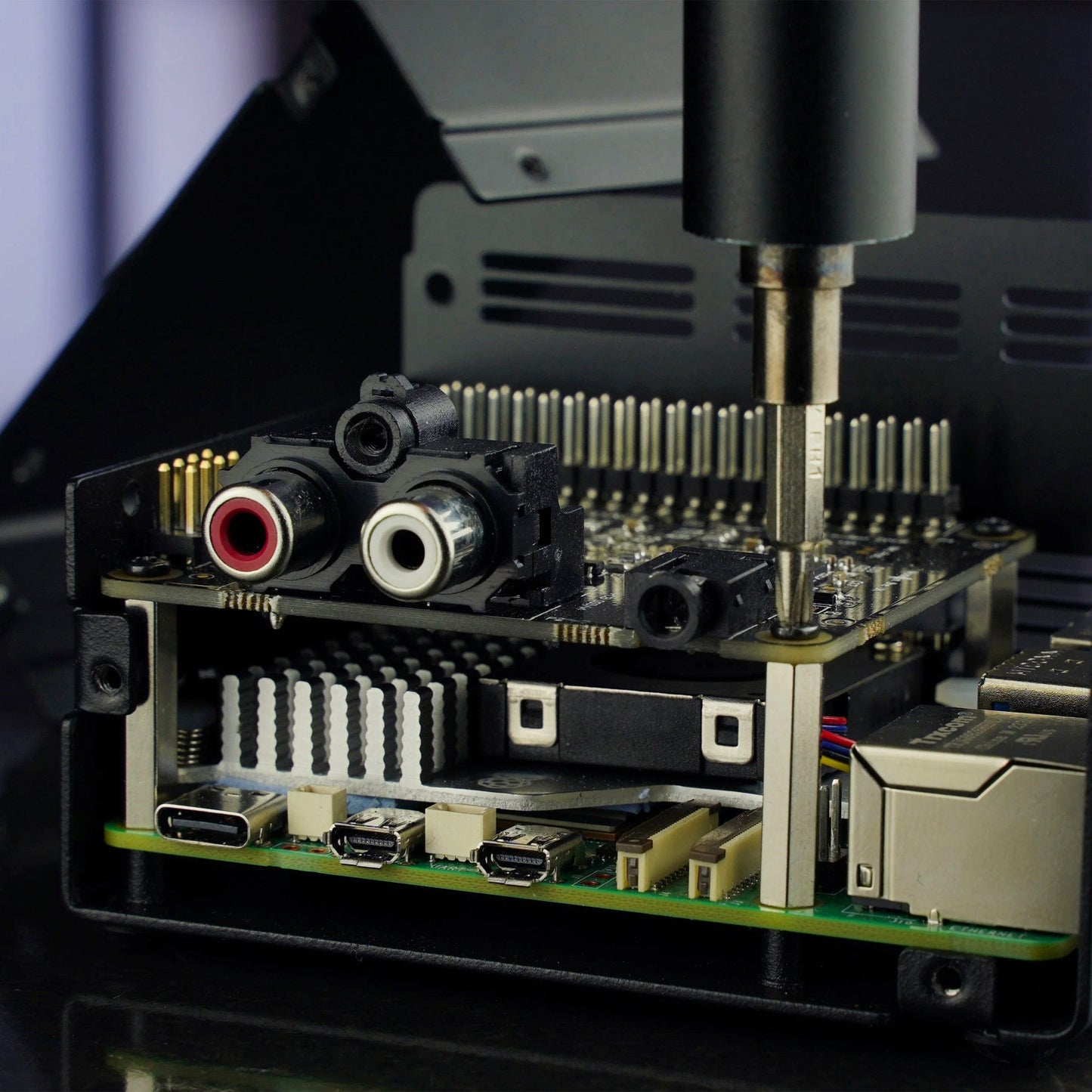 KKSB Case for Raspberry Pi 5 and Raspberry Pi DAC+ and DAC Pro Sound Cards