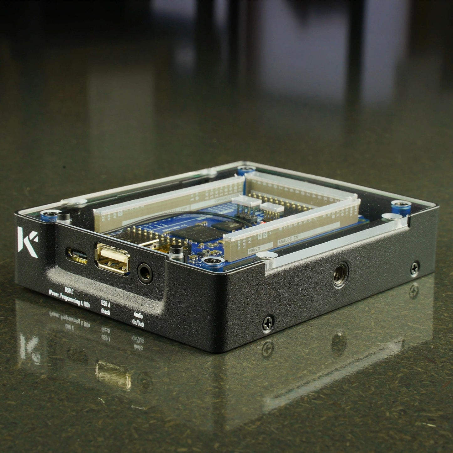 KKSB Case with Adjustable Stand for Arduino GIGA R1 WiFi and GIGA Display Shield