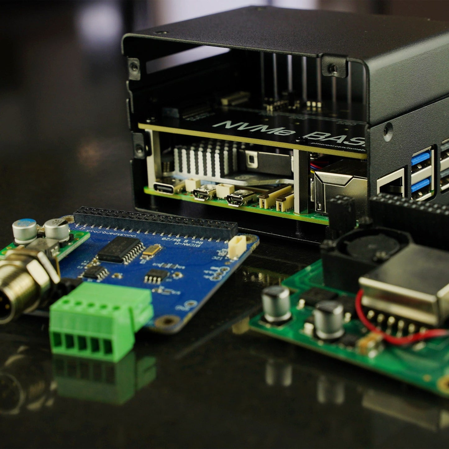 KKSB Raspberry Pi 5 Case for HATs, NVMe HATs and Coolers