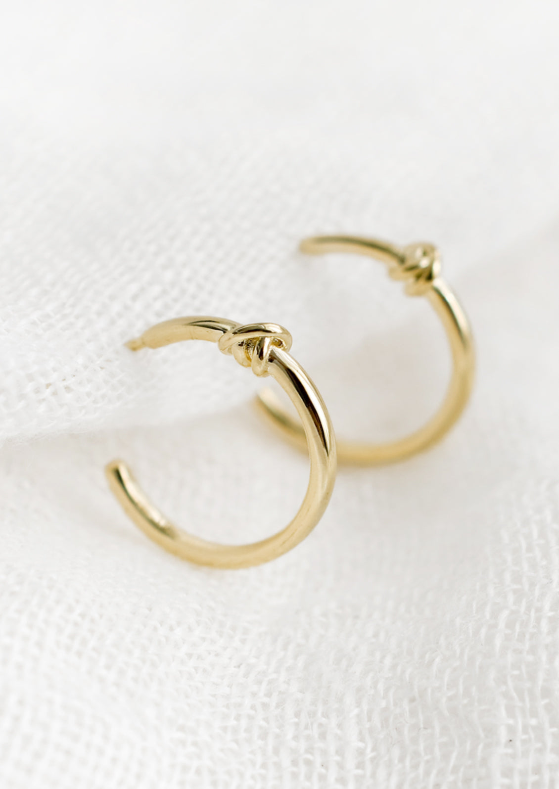 Knotwork Hoop Earrings