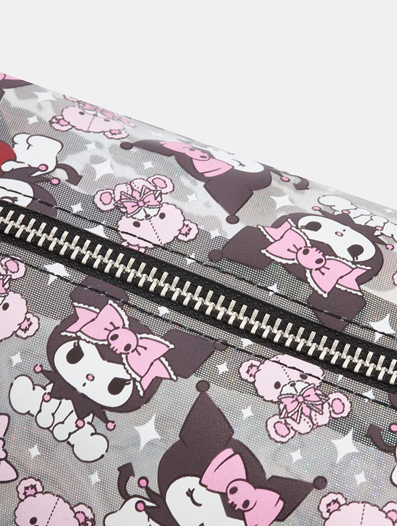 Kuromi x Skinnydip Teddy Bow Make Up Bag
