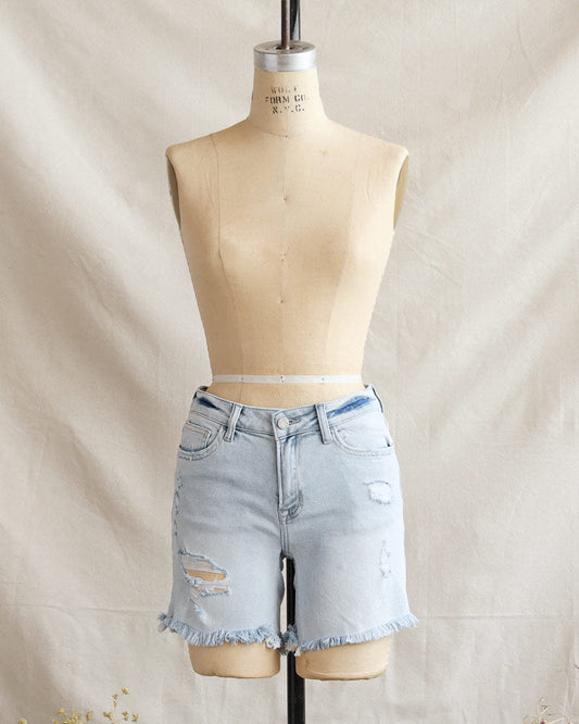 Lana Distressed Shorts