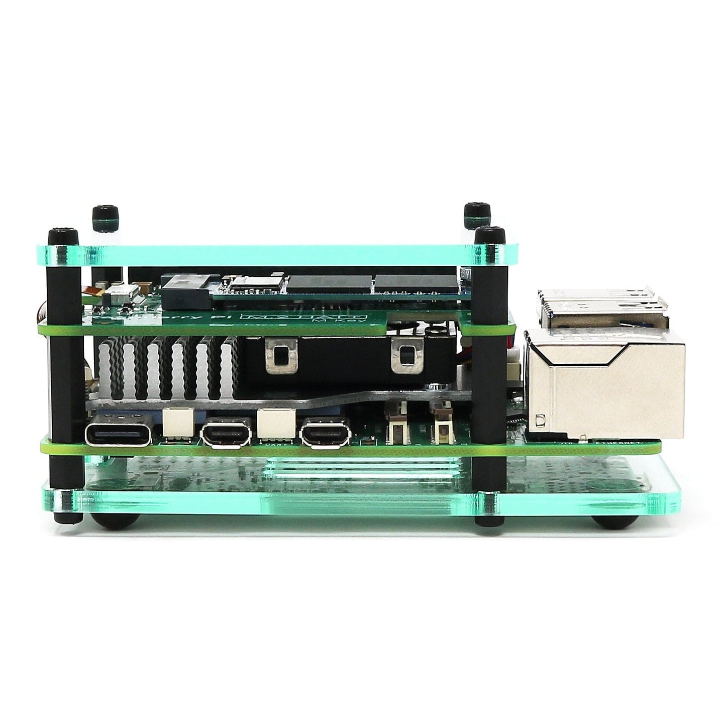 Layer Case for Raspberry Pi M.2 HAT+ & Active Cooler
