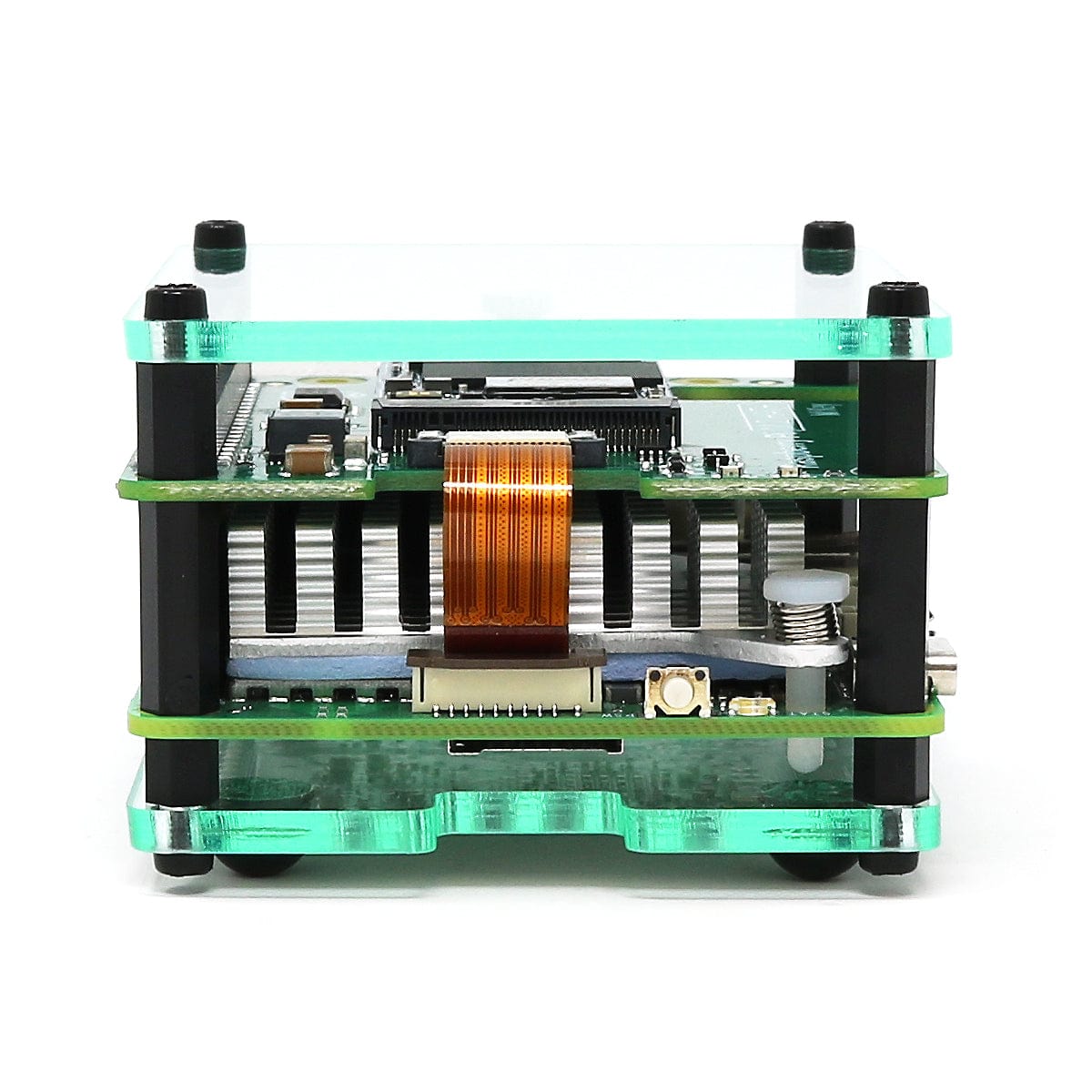 Layer Case for Raspberry Pi M.2 HAT+ & Active Cooler