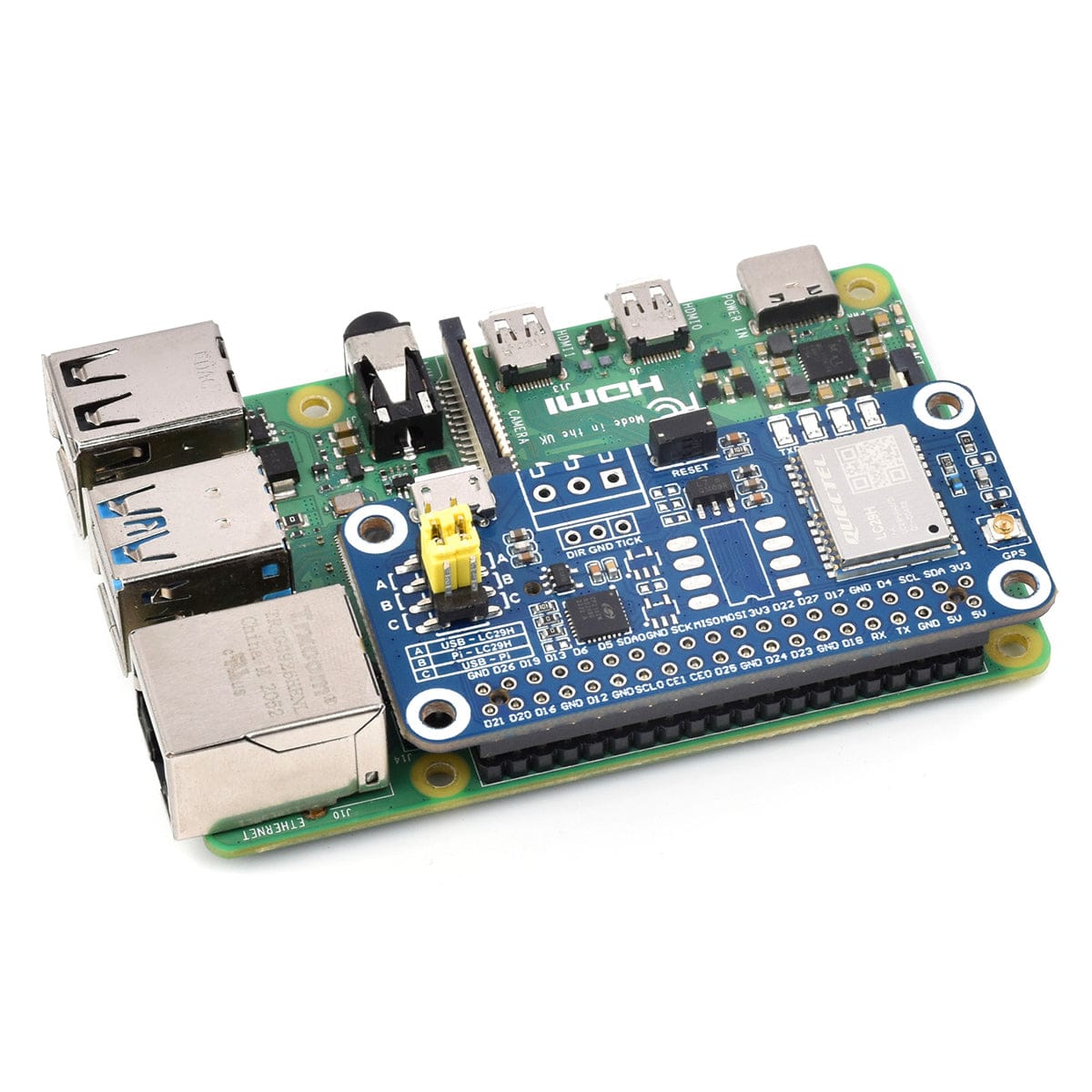 LC29H(AA) GPS HAT for Raspberry Pi
