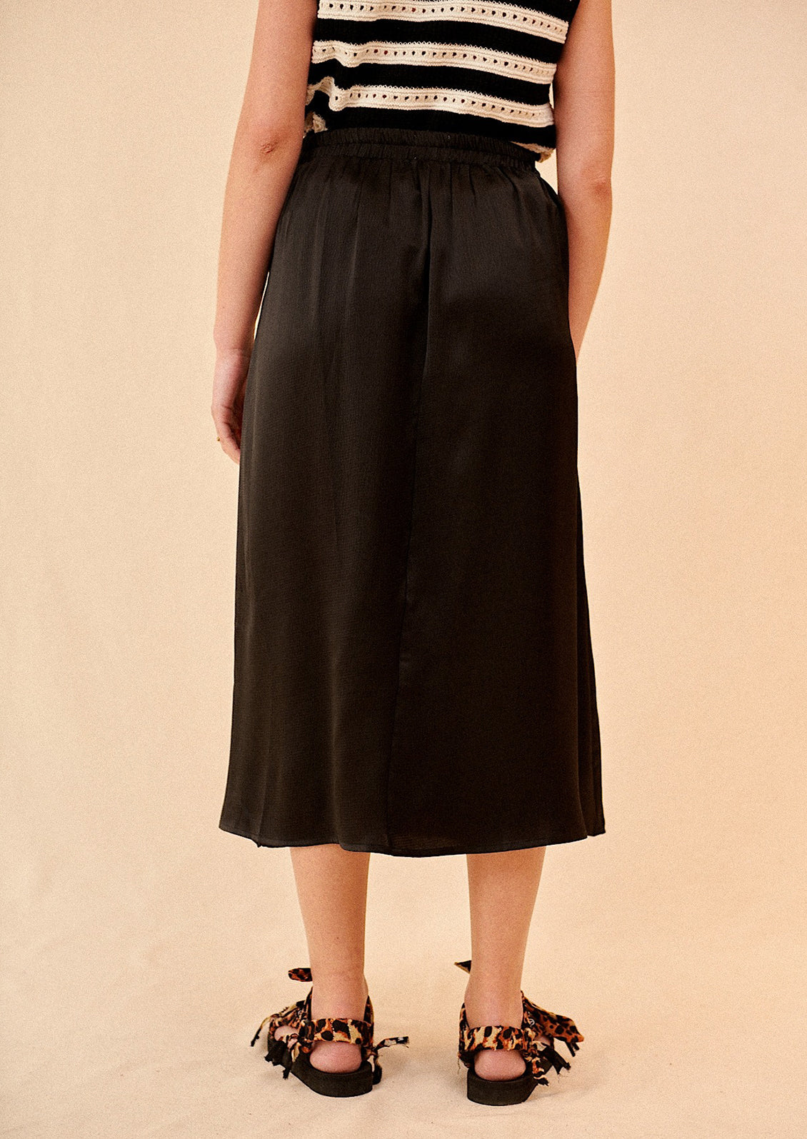 Legrand Satin Midi Skirt