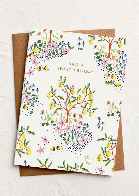 Lemon Tree Birthday Card