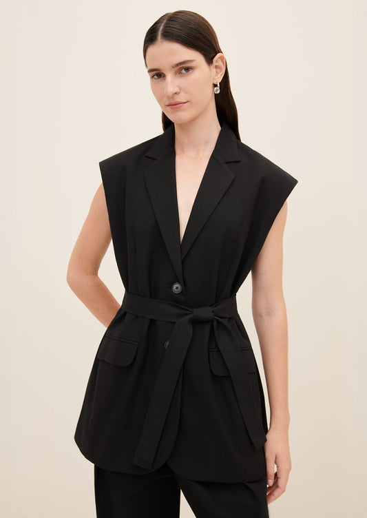 Lena Sleeveless Blazer