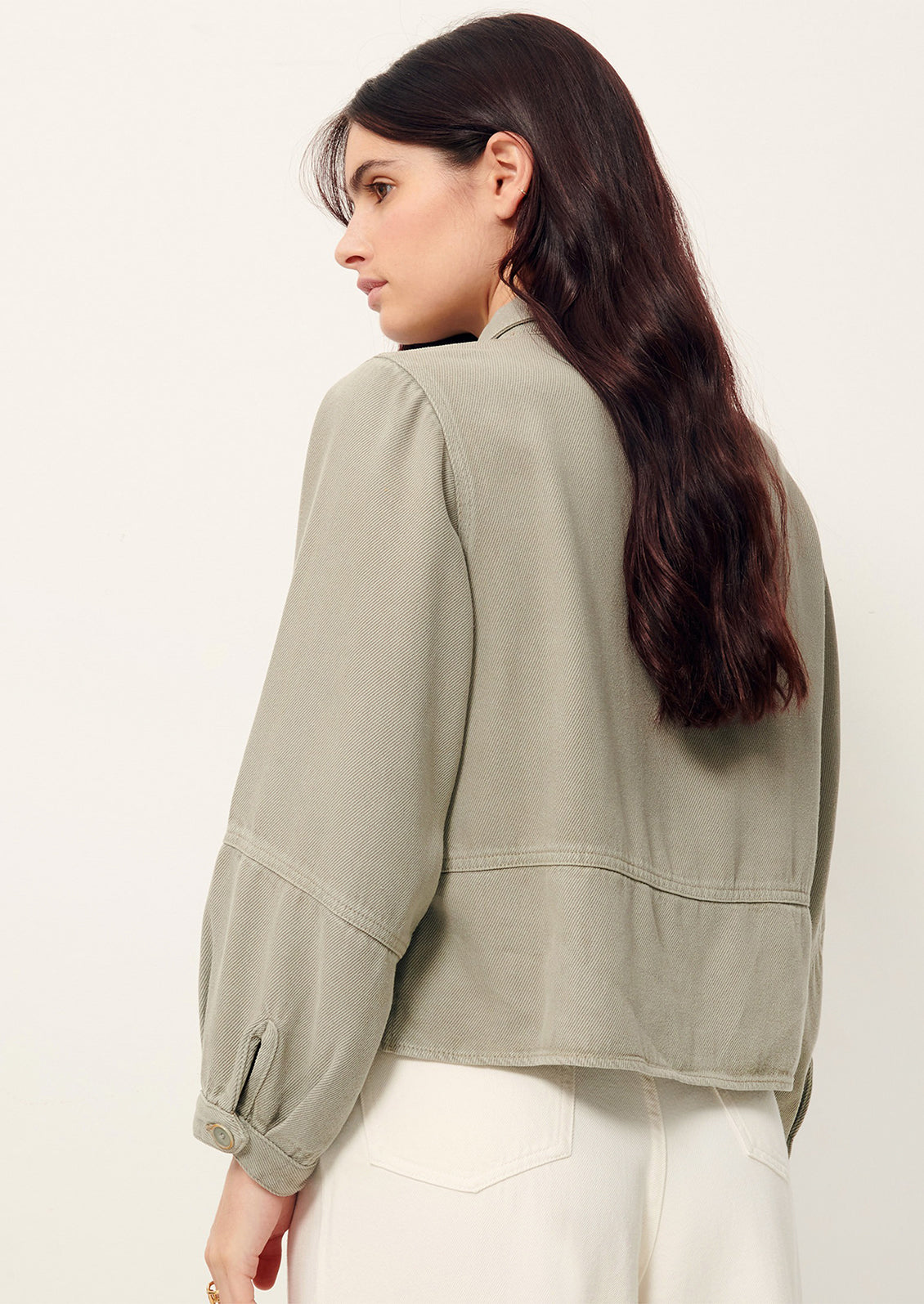 Leone Cropped Shirt Jacket