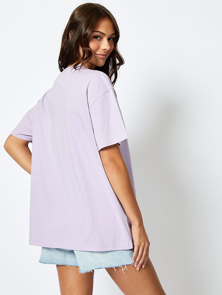 Let It Grow And Glow T-Shirt in Lilac