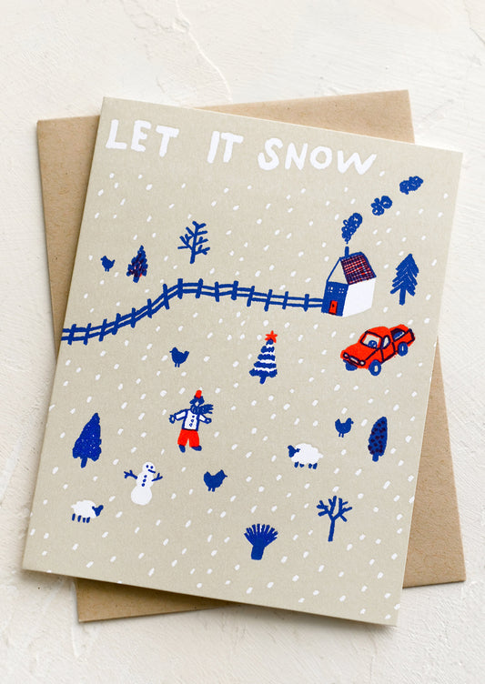 Let It Snow Card