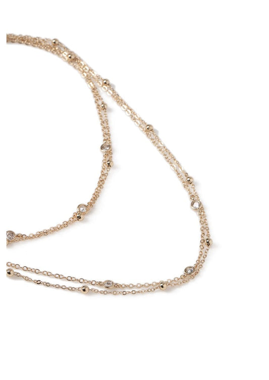 Liars & Lovers Crystal Multirow Necklace