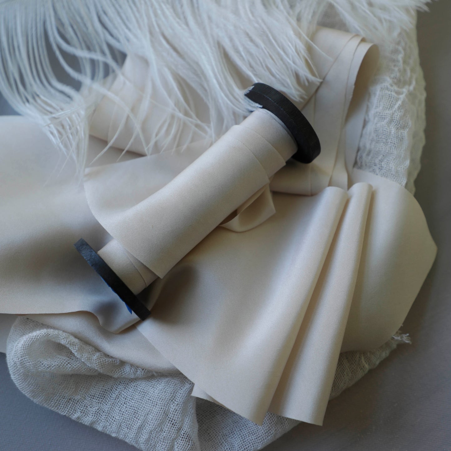 Light Blush Silk Ribbon