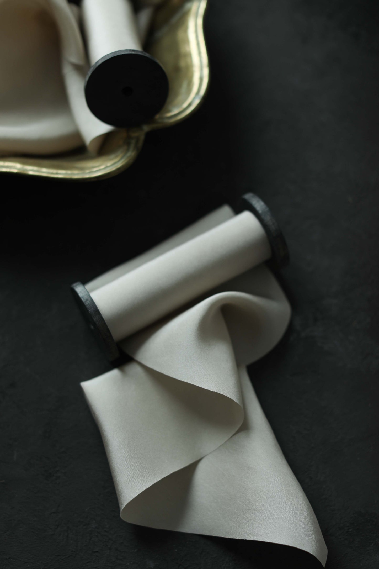 Light Champagne Silk Ribbon {Seconds}