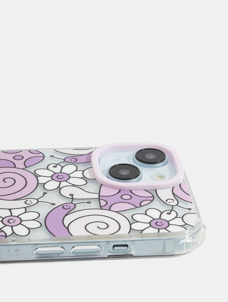 Lilac Snail Shock iPhone Case