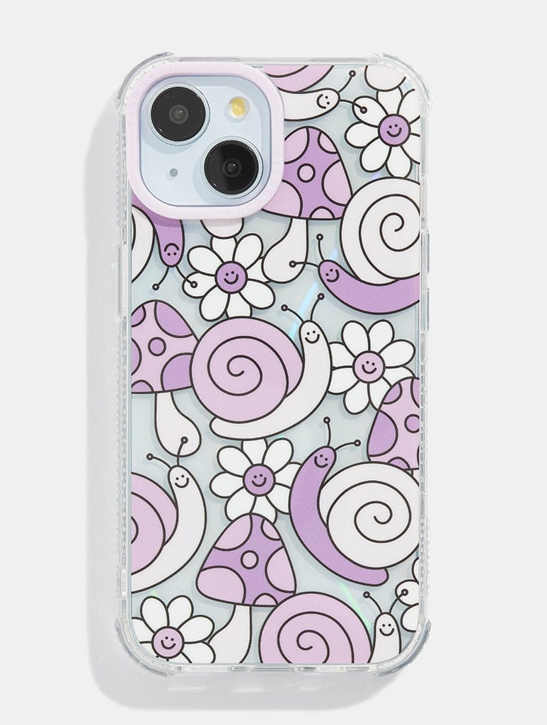 Lilac Snail Shock iPhone Case