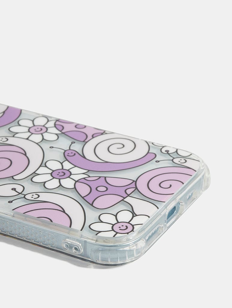 Lilac Snail Shock iPhone Case