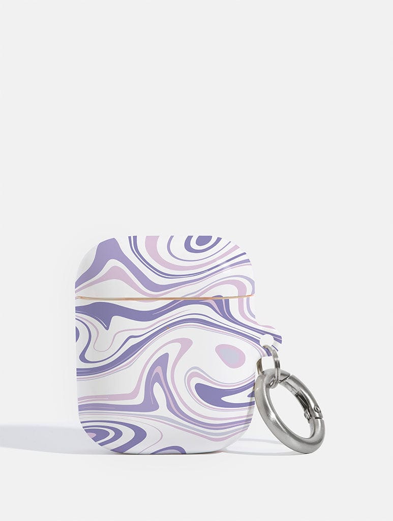 Lilac Swirl AirPods Case