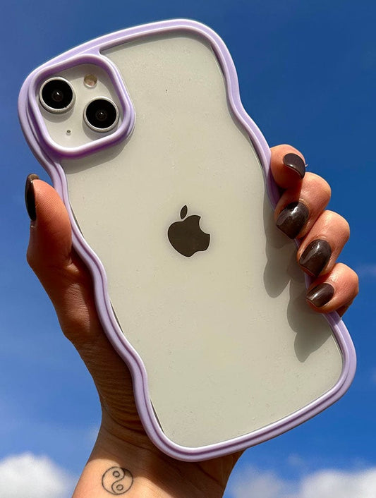 Lilac Wavy iPhone Case