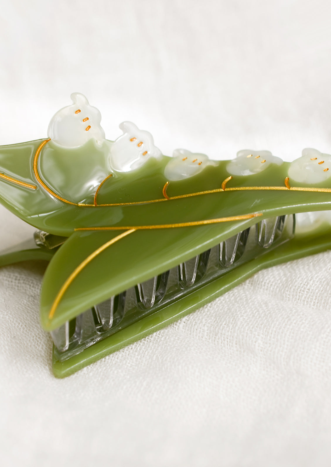 Lily of the Valley Hair Claw