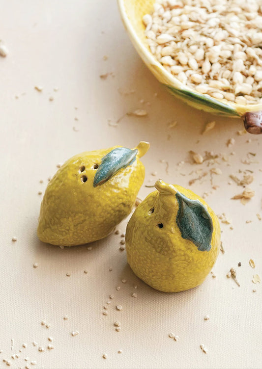 Limone Salt & Pepper Shakers