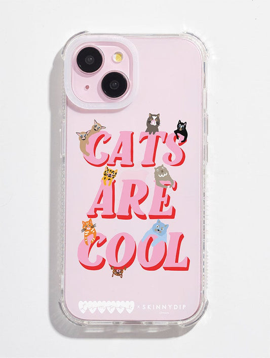 Limpet x Skinnydip Cats Are Cool Shock iPhone Case
