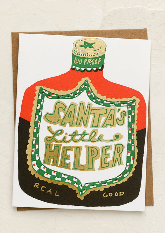 Santa's Little Helper Card