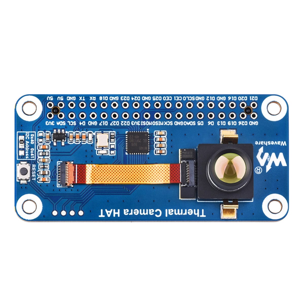 Long-wave IR Thermal Imaging Camera HAT for Raspberry Pi