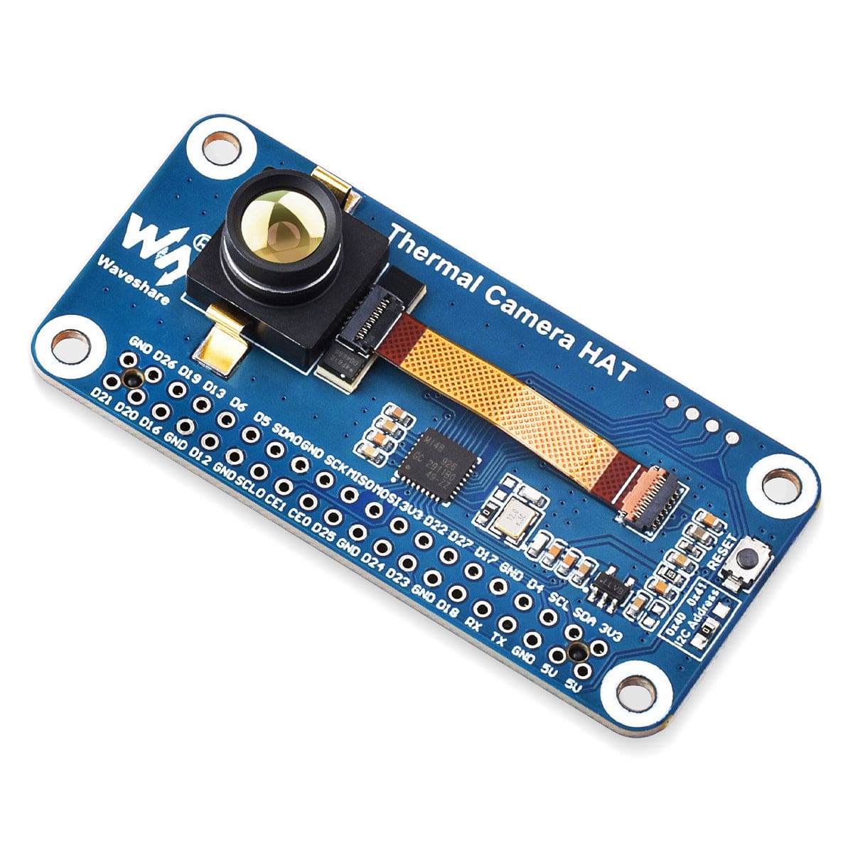 Long-wave IR Thermal Imaging Camera HAT for Raspberry Pi