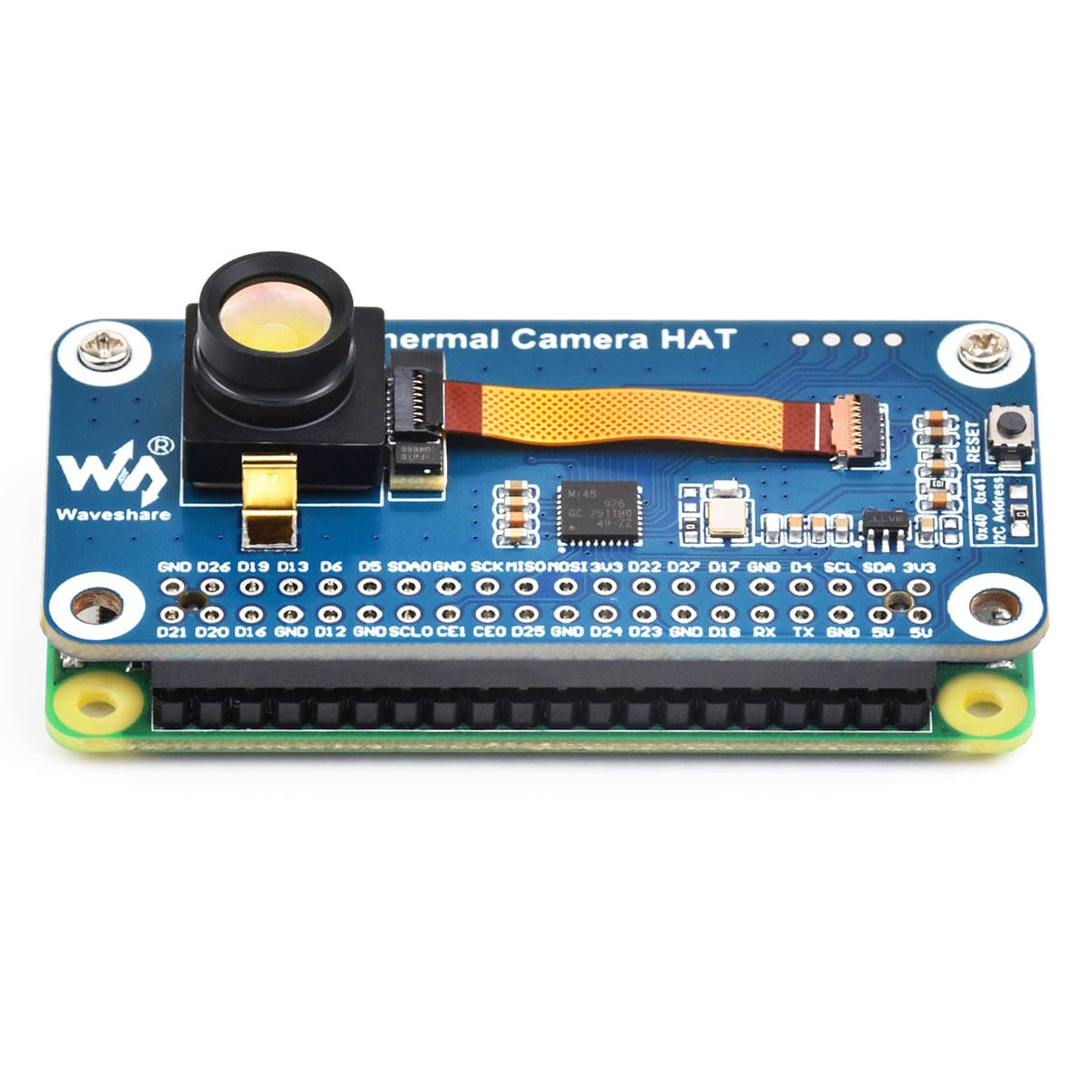 Long-wave IR Thermal Imaging Camera HAT for Raspberry Pi