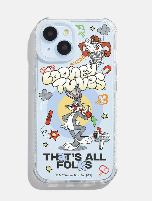 Looney Tunes x Skinnydip That's All Folks Shock iPhone Case