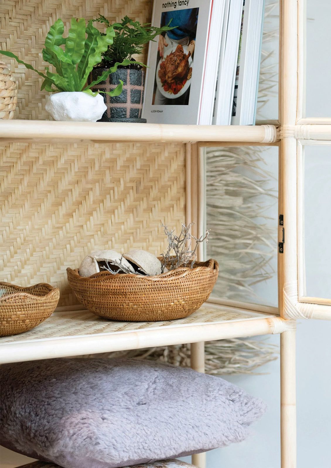 Lottie Rattan Basket