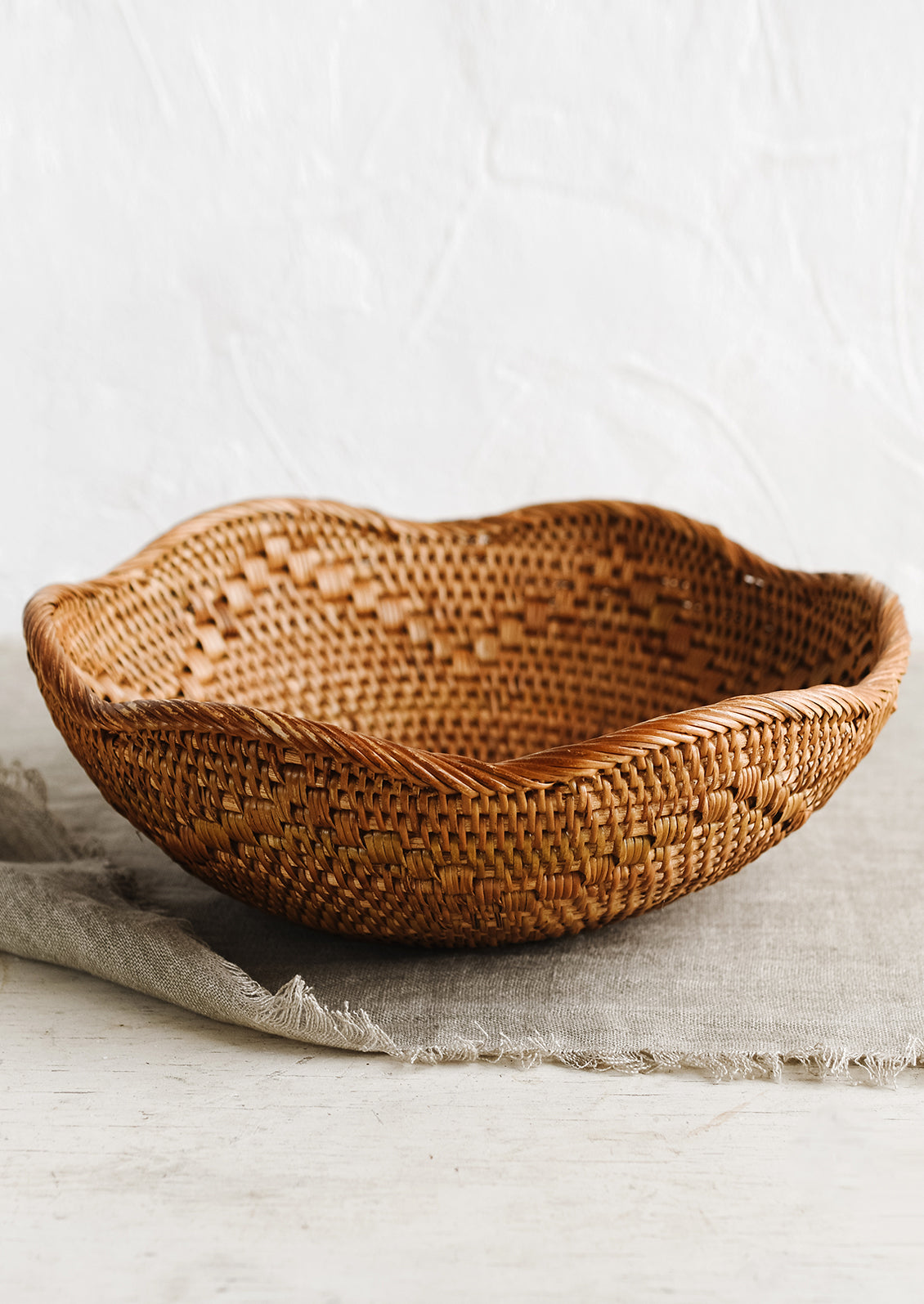 Lottie Rattan Basket