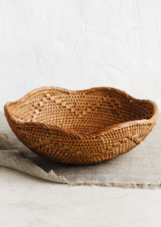 Lottie Rattan Basket