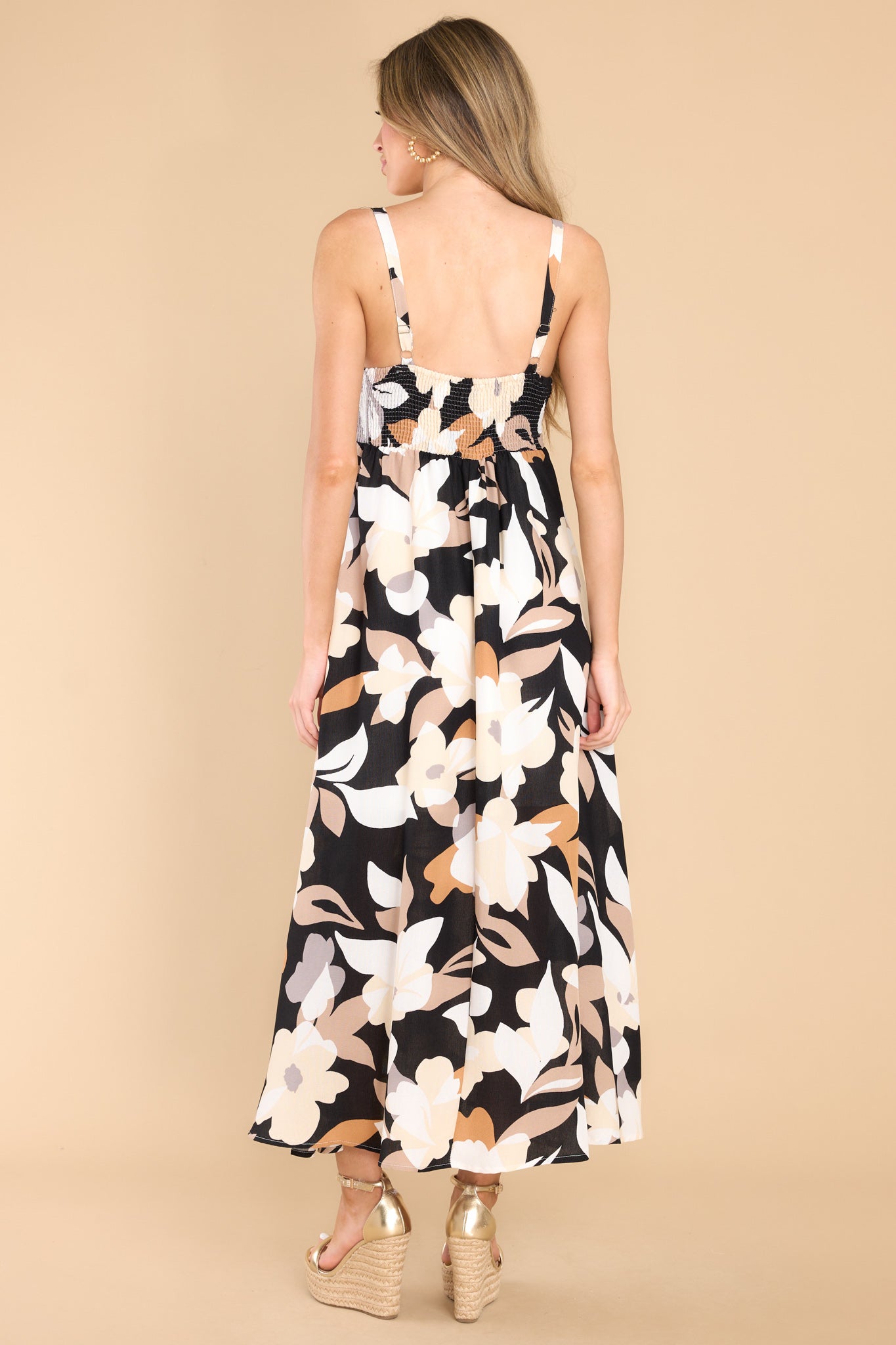 Love You Still Black Multi Print Maxi Dress