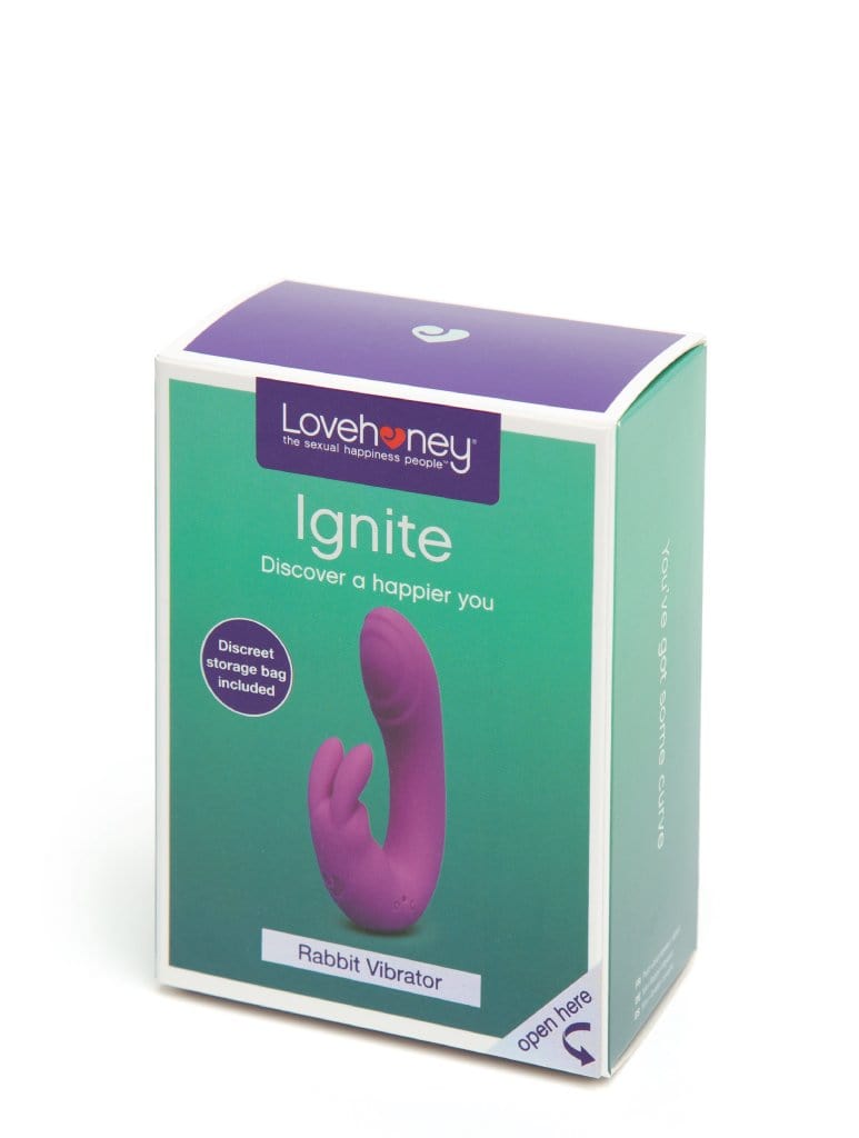 Lovehoney Ignite 20 Function Rabbit Vibrator Purple