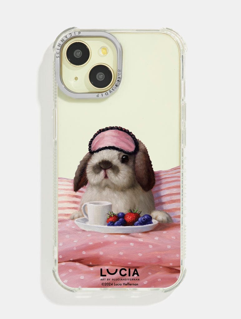 Lucia Heffernan x Skinnydip Breakfast in Bed Bunny Shock iPhone Case
