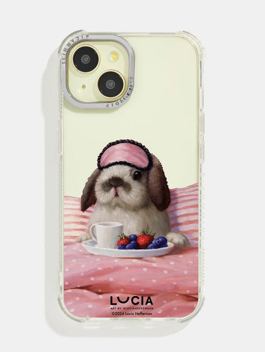Lucia Heffernan x Skinnydip Breakfast in Bed Bunny Shock iPhone Case