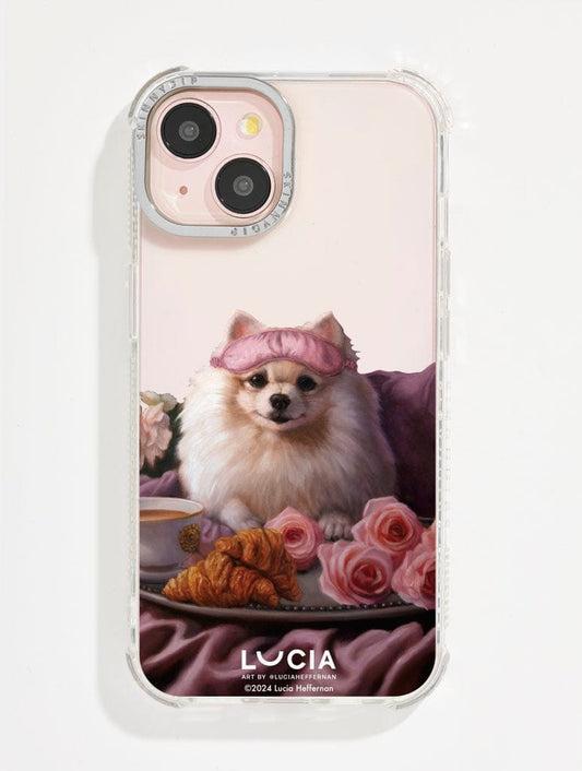 Lucia Heffernan x Skinnydip Pampered Pomeranian Shock iPhone Case